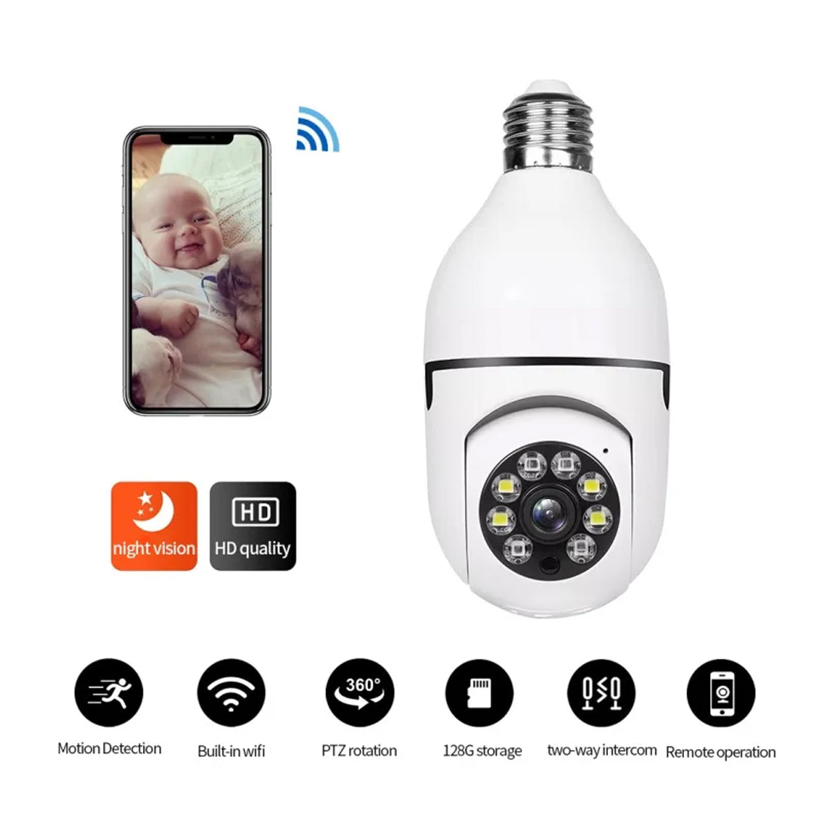 Wifi Bulb Camera